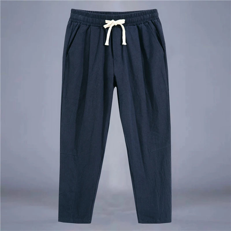 Mavi Herren Shorts | Baumwolle-Leinen-Mischung, Atmungsaktiv 11