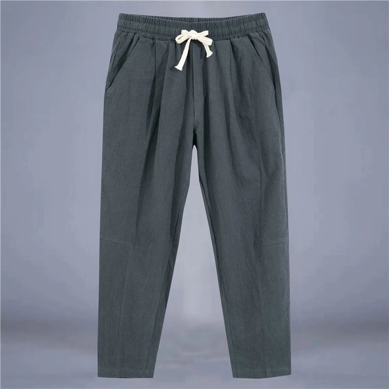 Mavi Herren Shorts | Baumwolle-Leinen-Mischung, Atmungsaktiv 7