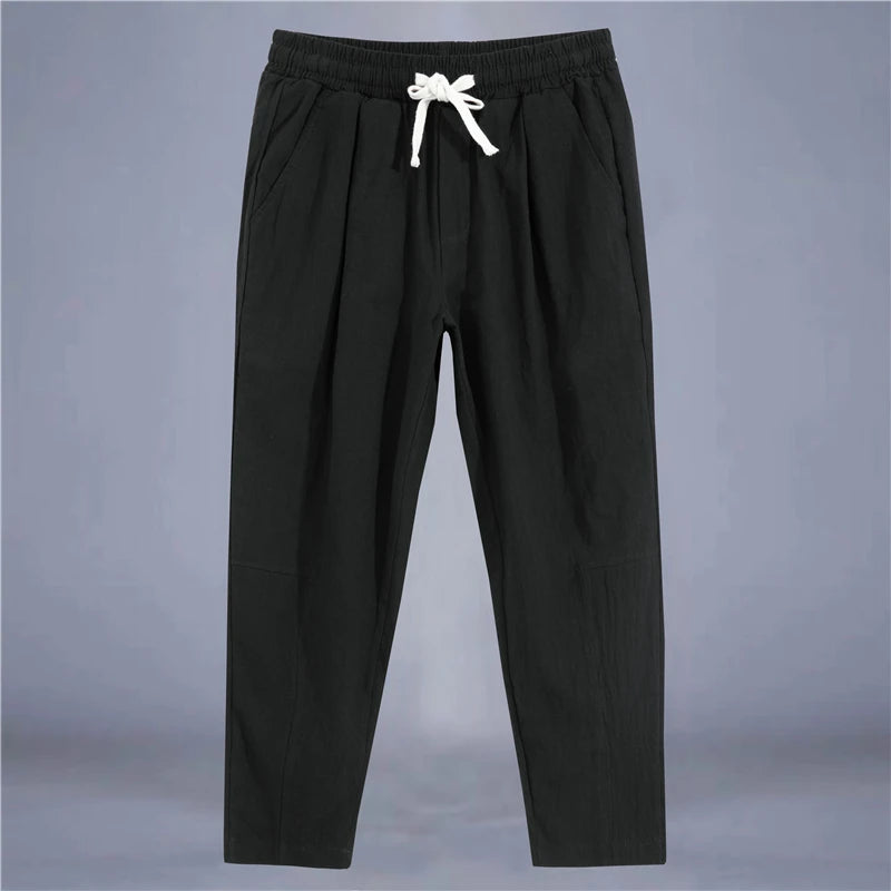 Mavi Herren Shorts | Baumwolle-Leinen-Mischung, Atmungsaktiv 9
