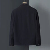 Max Eleganter Männer Mantel | Hochwertiger Wollmix, Schwarz 2