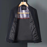 Max Eleganter Männer Mantel | Hochwertiger Wollmix, Schwarz 3
