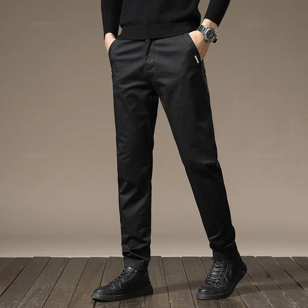 Max Herren Chino Hose | 98% Baumwolle, Business Casual 1