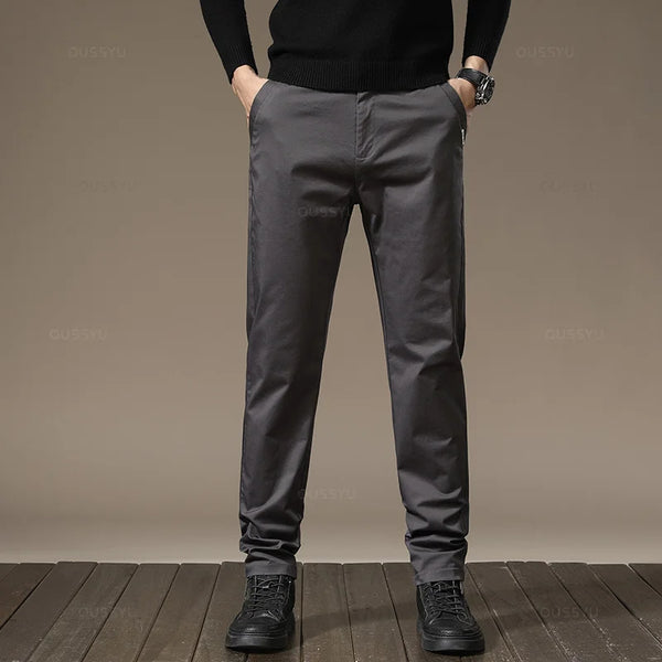 Max Herren Chino Hose | 98% Baumwolle, Business Casual 2