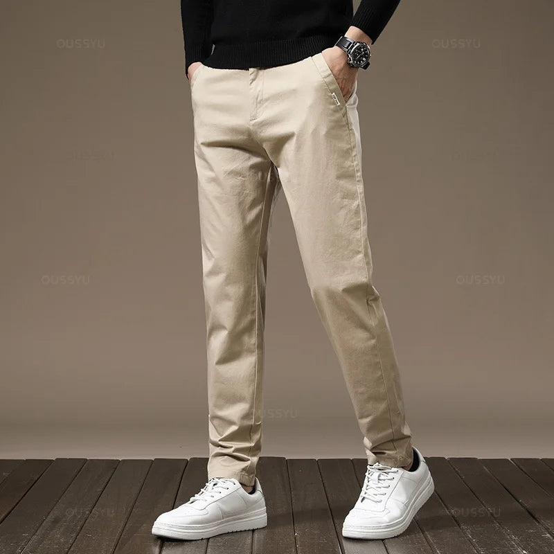 Max Herren Chino Hose | 98% Baumwolle, Business Casual 3