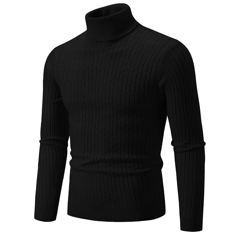 Max Herren Pullover | Hochkragen, Wolle, Warm und Langlebig 11