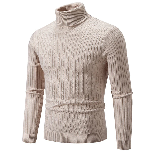 Max Herren Pullover | Hochkragen, Wolle, Warm und Langlebig 1