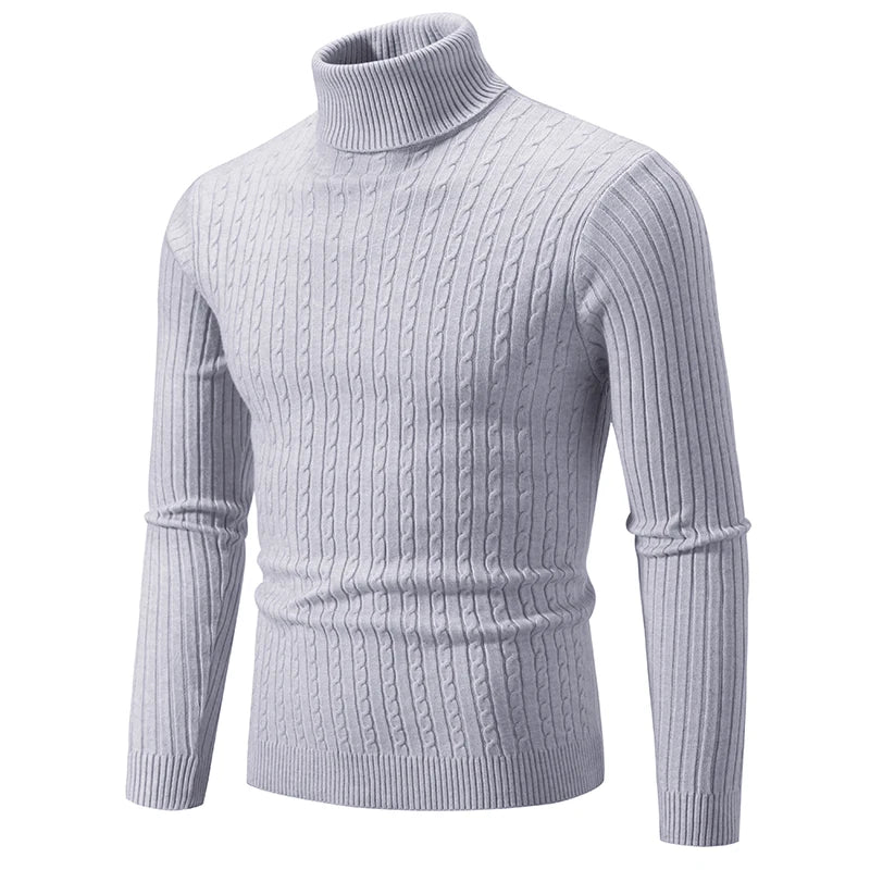 Max Herren Pullover | Hochkragen, Wolle, Warm und Langlebig 2