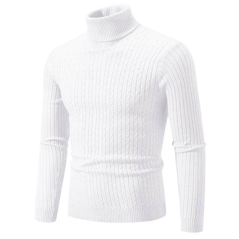 Max Herren Pullover | Hochkragen, Wolle, Warm und Langlebig 3