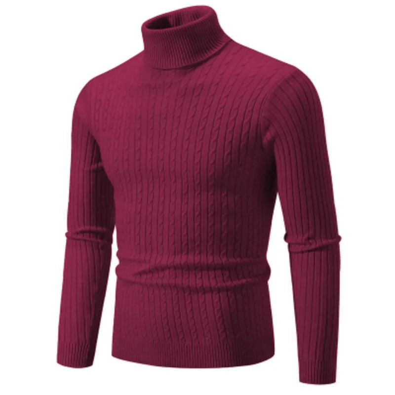 Max Herren Pullover | Hochkragen, Wolle, Warm und Langlebig 4