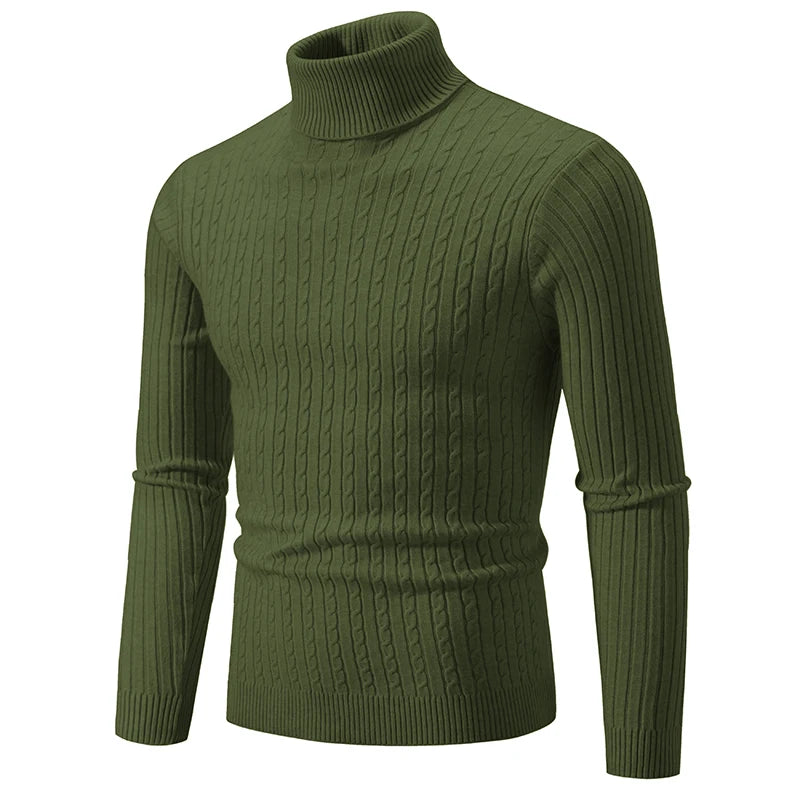 Max Herren Pullover | Hochkragen, Wolle, Warm und Langlebig 8
