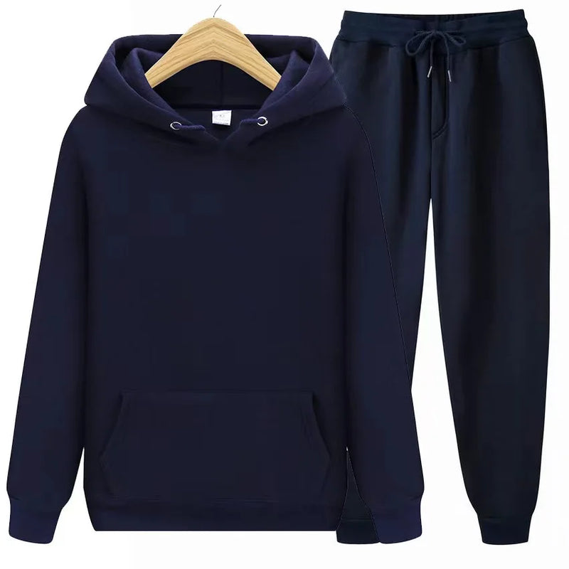 Max Herren Trainingsanzug | Oversize Baumwollmix, Sportlich 10
