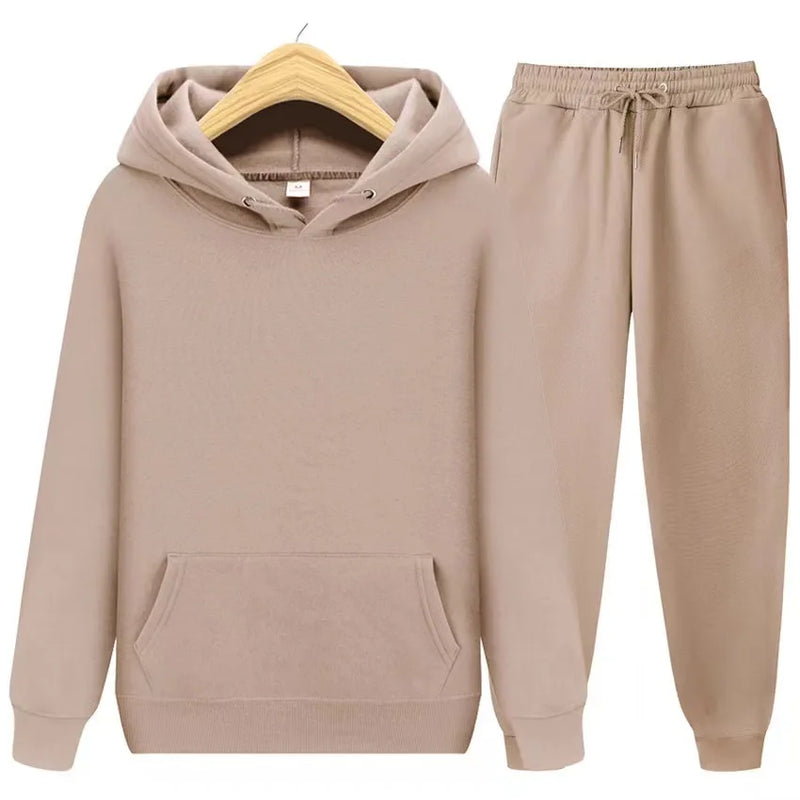Max Herren Trainingsanzug | Oversize Baumwollmix, Sportlich 12