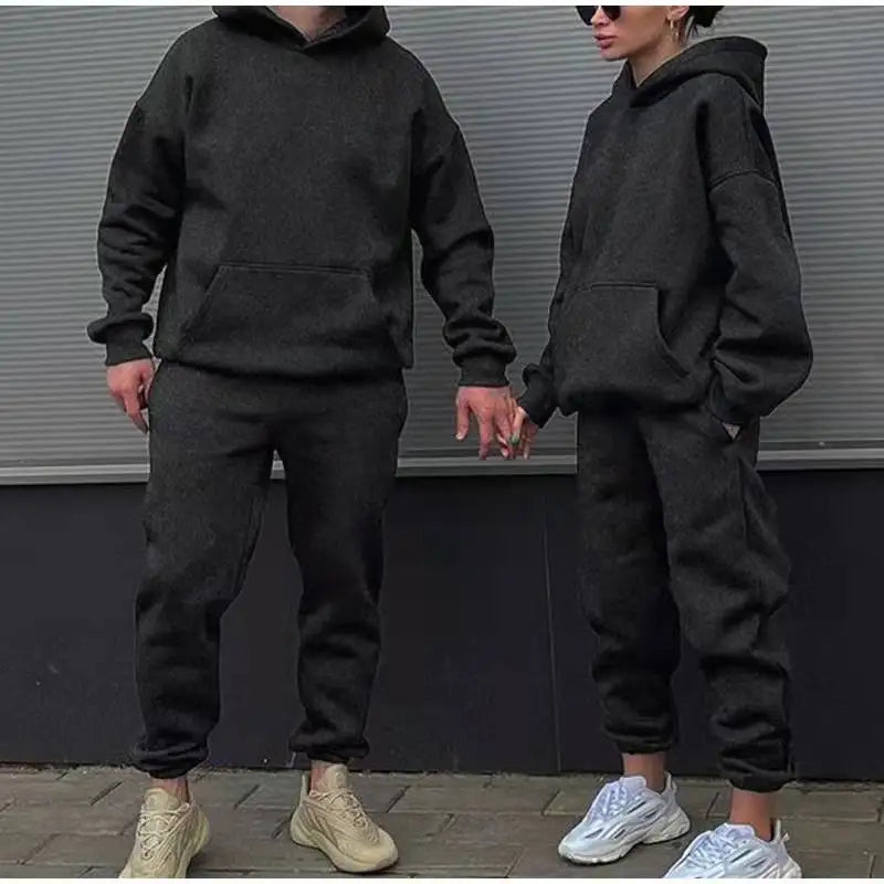 Max Herren Trainingsanzug | Oversize Baumwollmix, Sportlich 4