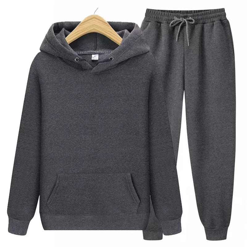 Max Herren Trainingsanzug | Oversize Baumwollmix, Sportlich 6