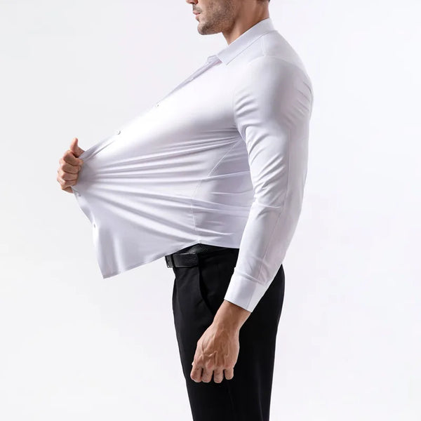 Max Herren Ultra-Stretch Hemd | Langarm, Hochwertig und Bequem 0