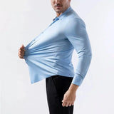 Max Herren Ultra-Stretch Hemd | Langarm, Hochwertig und Bequem 8