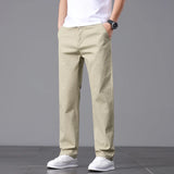 Max Männer Baumwoll Chino Hose | Stretch, Gerade Passform, Schwarz 6