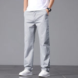 Max Männer Baumwoll Chino Hose | Stretch, Gerade Passform, Schwarz 7