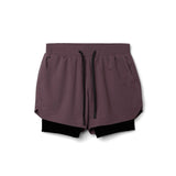 Max Sport Shorts Herren | 2-in-1 Design, Atmungsaktiv, Schwarz 9