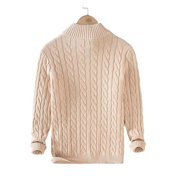 Maxim Männer Pullover | 100% Baumwolle, Stehkragen 1