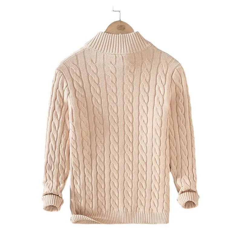 Maxim Männer Pullover | 100% Baumwolle, Stehkragen 1