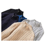 Maxim Männer Pullover | 100% Baumwolle, Stehkragen 5