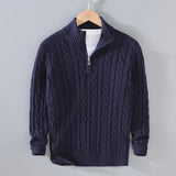 Maxim Männer Pullover | 100% Baumwolle, Stehkragen 7