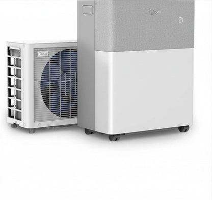 Midea PortaSplit – Mobile Wärmepumpe 4-in-1, Heizen & Kühlen, 12000 BTU/3,5kW, WiFi, bis 42m