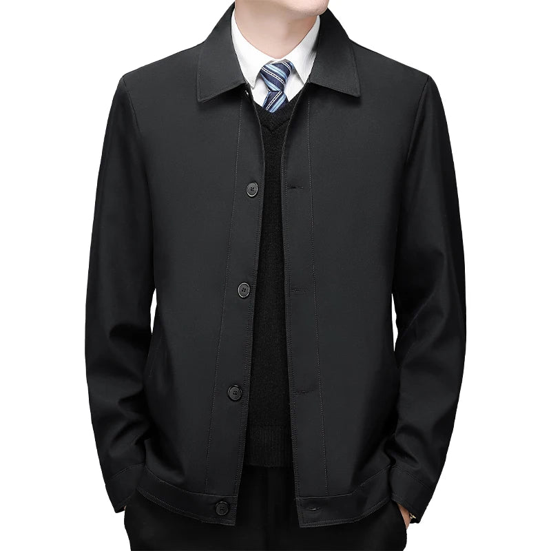 Miko Herrenjacke | Einfarbig, Bequeme Passform 0