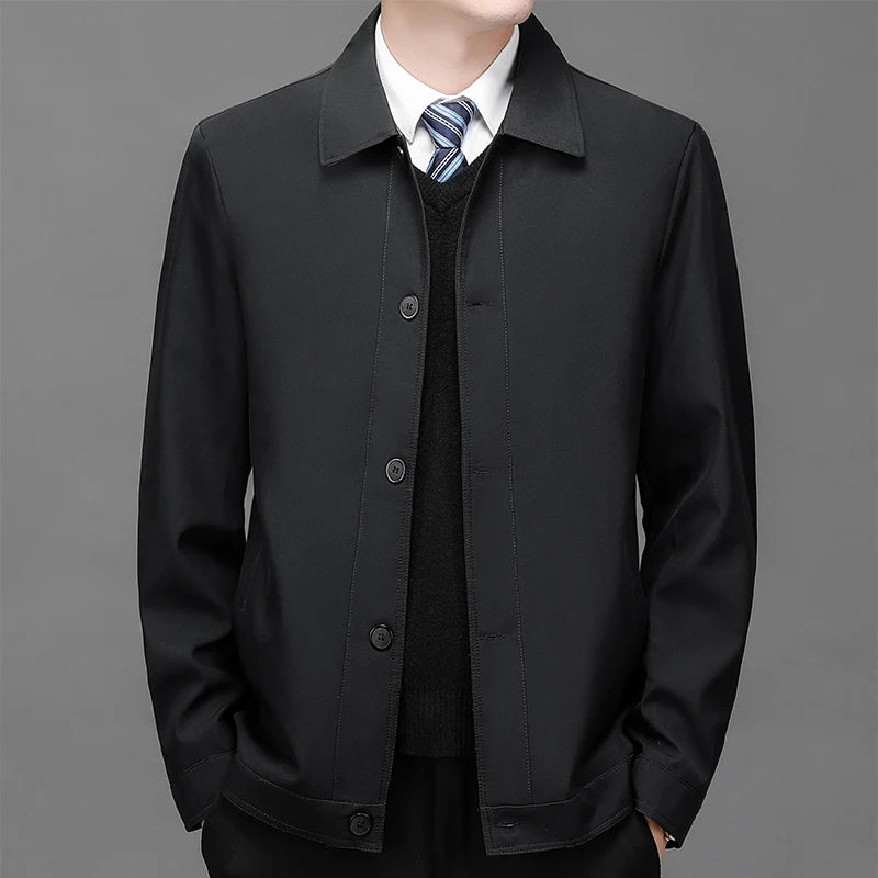 Miko Herrenjacke | Einfarbig, Bequeme Passform 4