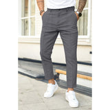 Milo Herren Anzughose | Bequemer Slim Fit, Schwarz 2