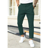 Milo Herren Anzughose | Bequemer Slim Fit, Schwarz 3