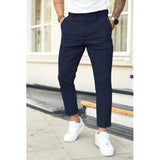 Milo Herren Anzughose | Bequemer Slim Fit, Schwarz 6