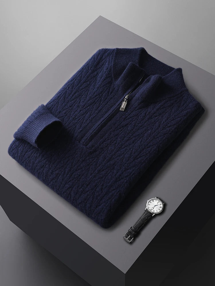Milo Herrenpullover | 100% Merino Wolle, Hochwertig und Atmungsaktiv 11