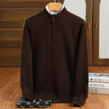 Milo Herrenpullover | 100% Merinowolle, Halber Reißverschluss 6