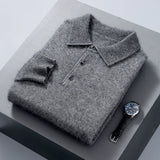 Niko Herrenpullover | 100% Kaschmir, Lässig mit Polo-Hals 3