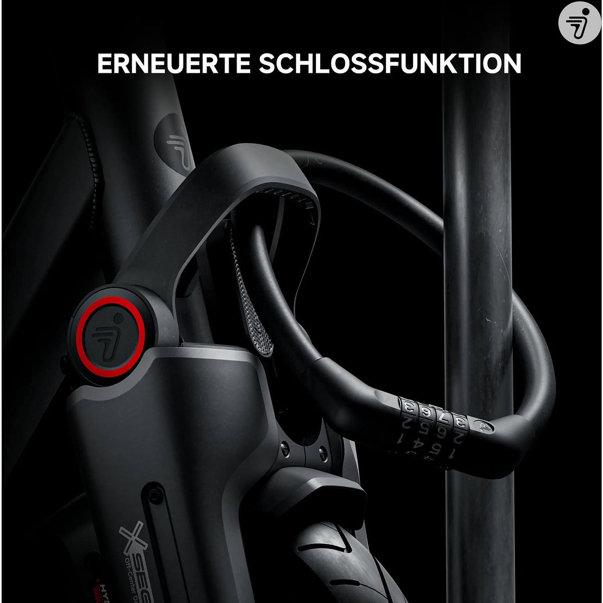 SEGWAY Ninebot MAX G3 D E-Scooter – 11 Zoll Elektroroller in Schwarz/Silber/Rot
