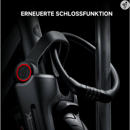 SEGWAY Ninebot MAX G3 D E-Scooter – 11 Zoll Elektroroller in Schwarz/Silber/Rot