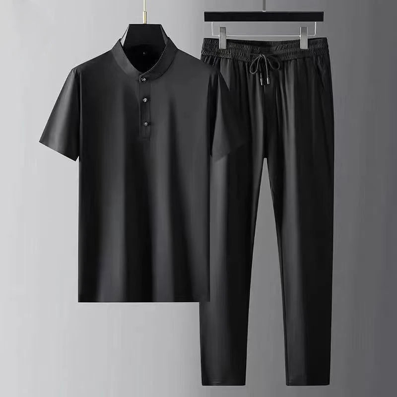 Sam Herren Anzug | Ultra-Dünne Ice Seide, Business Casual 2