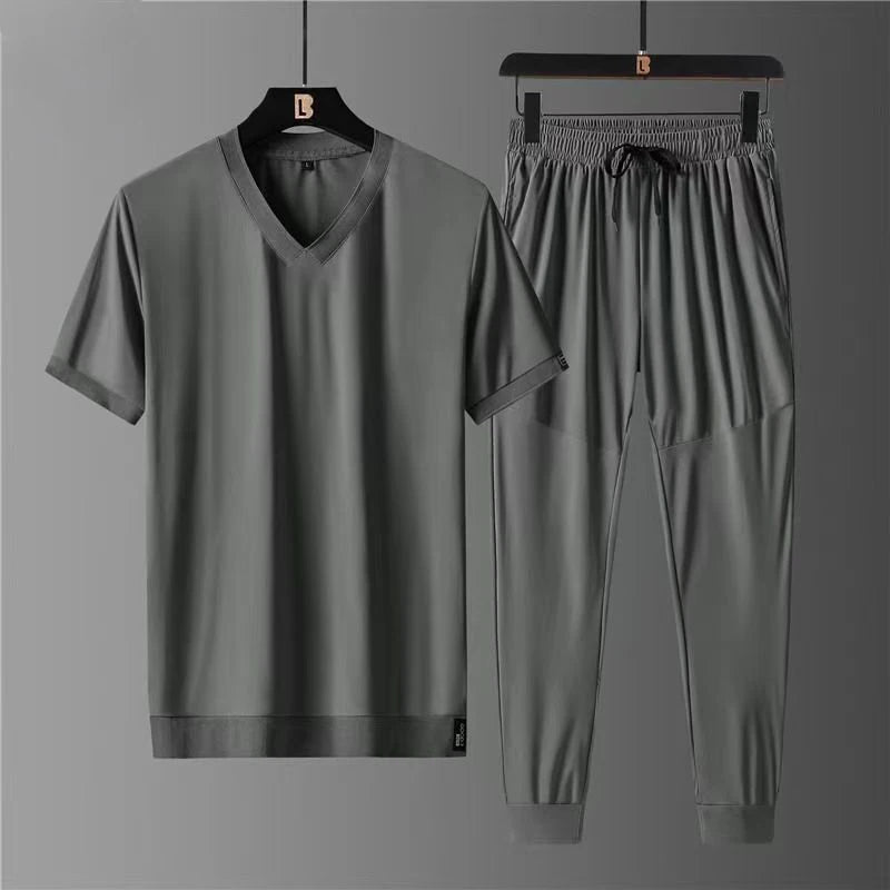 Sam Herren Anzug | Ultra-Dünne Ice Seide, Business Casual 3