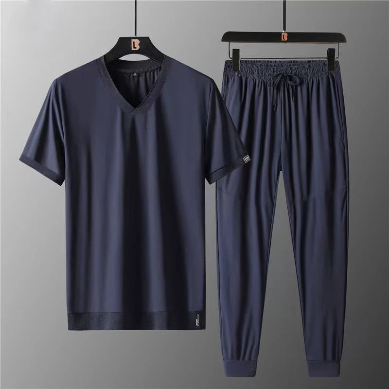 Sam Herren Anzug | Ultra-Dünne Ice Seide, Business Casual 7