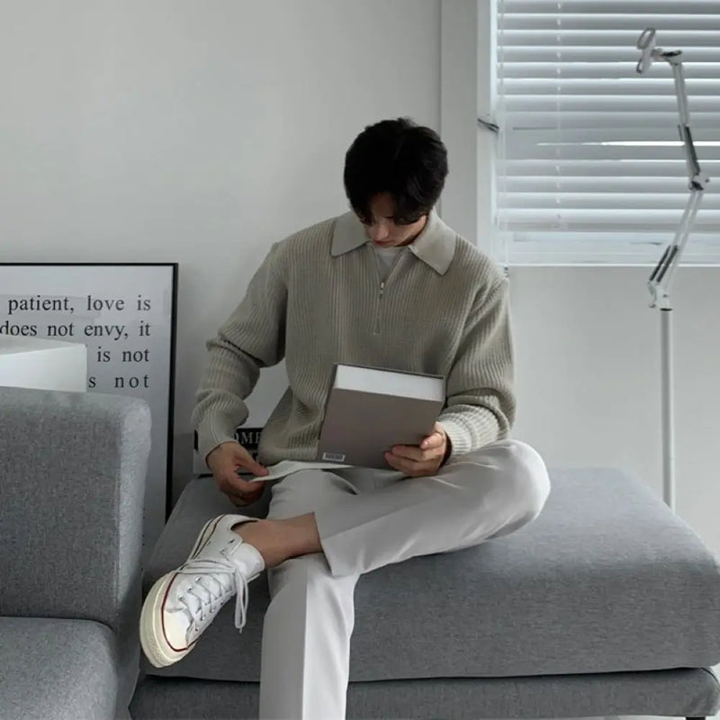 Sam Herrenpullover | Vintage Strick, Baggy Passform 5