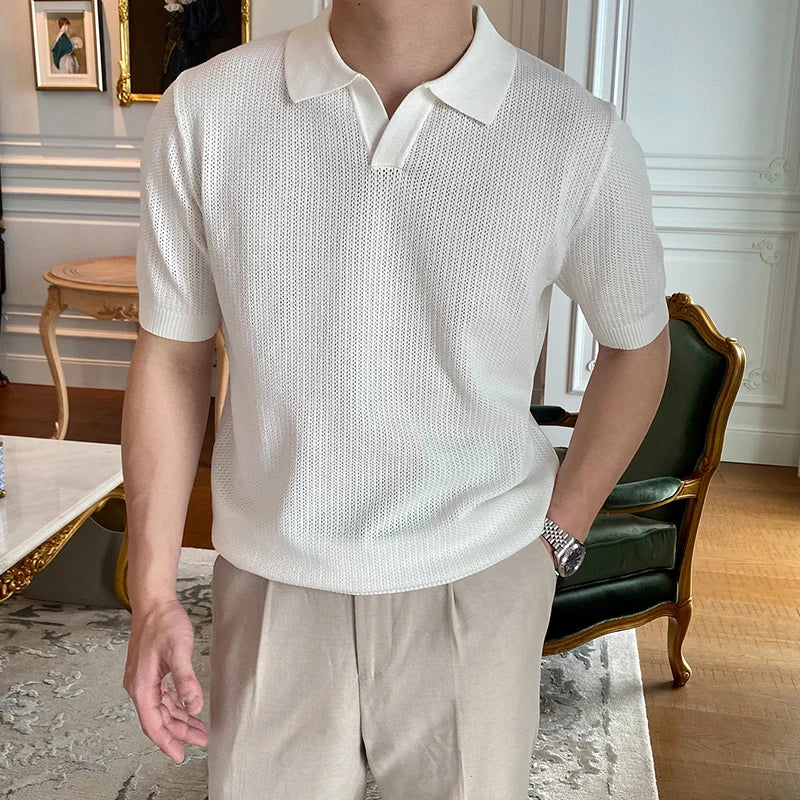 Sola Herren Polo Shirt | Vintage Kurzarm, Hochwertige Baumwolle 4