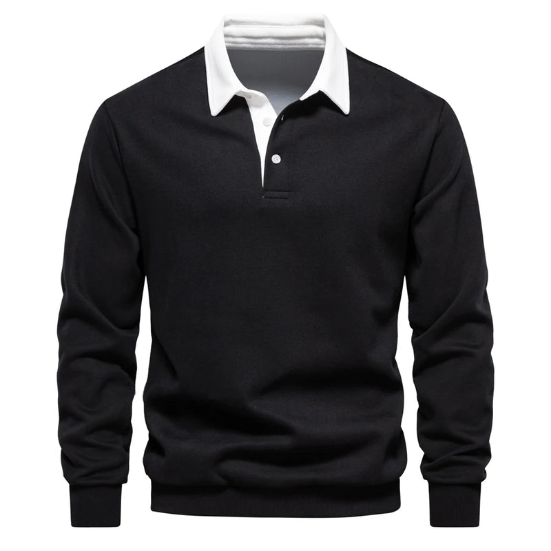 Sophie Herren Sweatshirt | Baumwollmischung, Polo-Kragen, Freizeitmode 11