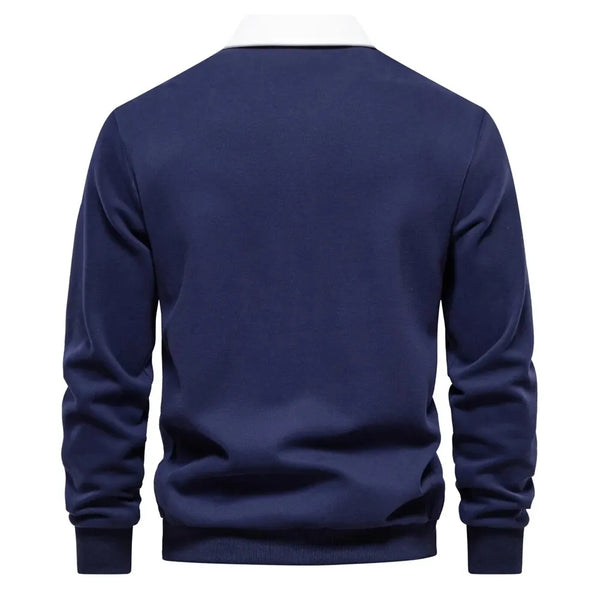 Sophie Herren Sweatshirt | Baumwollmischung, Polo-Kragen, Freizeitmode 2