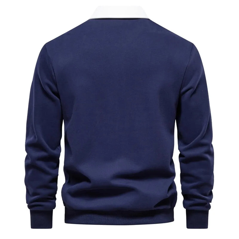 Sophie Herren Sweatshirt | Baumwollmischung, Polo-Kragen, Freizeitmode 2