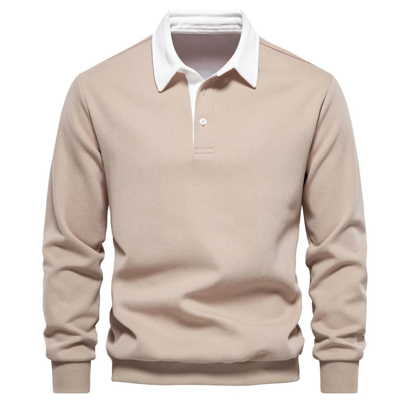 Sophie Herren Sweatshirt | Baumwollmischung, Polo-Kragen, Freizeitmode 6