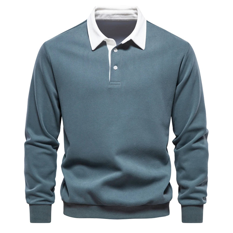 Sophie Herren Sweatshirt | Baumwollmischung, Polo-Kragen, Freizeitmode 7