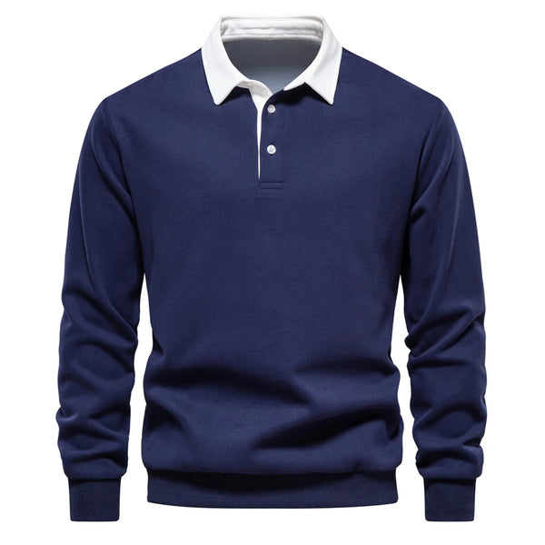 Sophie Herren Sweatshirt | Baumwollmischung, Polo-Kragen, Freizeitmode 9