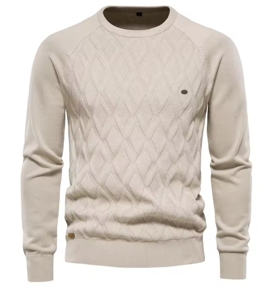 Taro Damen Langarmshirt | Hochwertige Baumwolle, Trapezstruktur 0